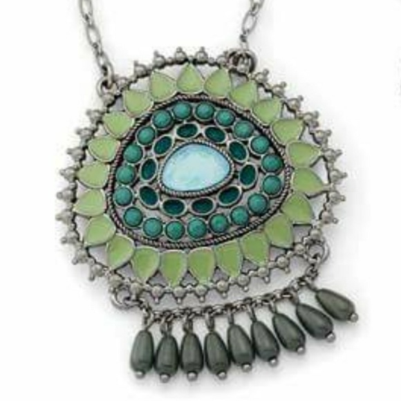 Lia Sophia Eucalyptus Necklace - Picture 1 of 6